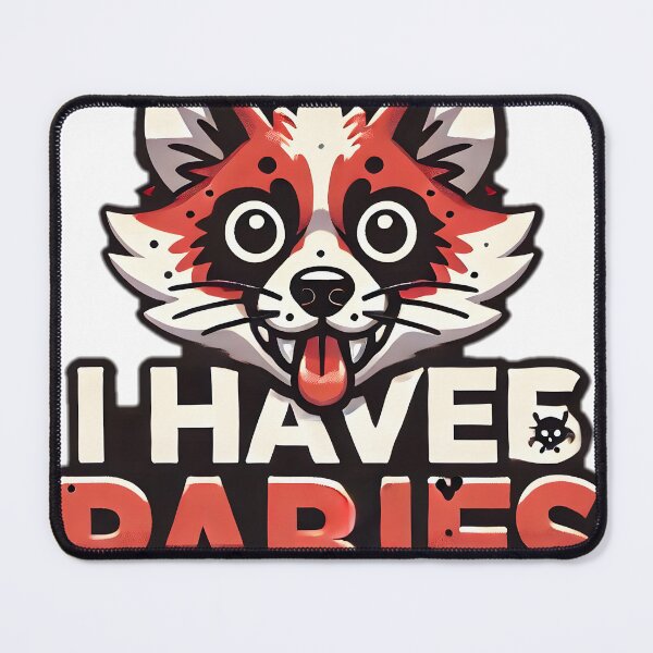Item preview, I Have Rabies Sticker  designed and sold by NCNGDESIGN.