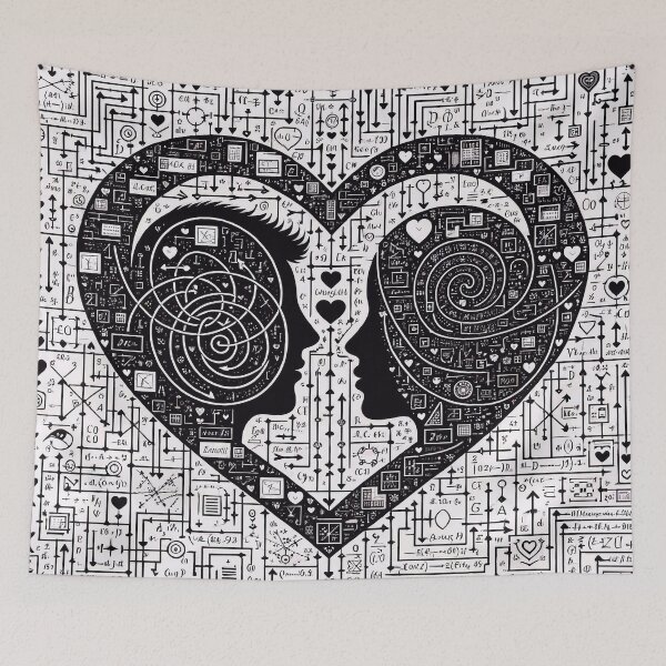 Item preview, Algorithms and Love designed and sold by M-Y-A-R-T-.