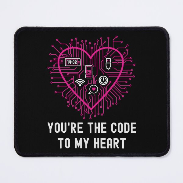 Item preview, You're the Code To My Heart Valentines Tech Lover designed and sold by Designer-Girl.
