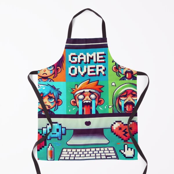 Item preview, Pixelated Game Over Sadness designed and sold by Imaginarium of Chaos falcon88 .