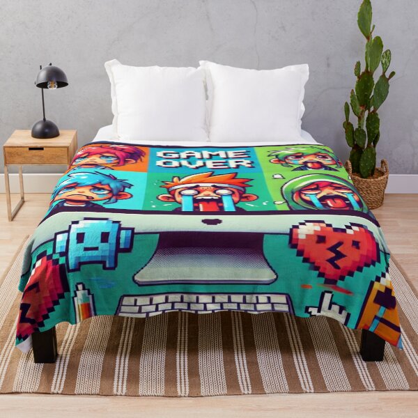 Item preview, Pixelated Game Over Sadness designed and sold by Imaginarium of Chaos falcon88 .