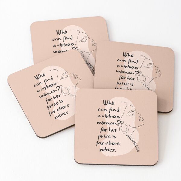 Item preview, Proverbs 31:10 - Who Can Find A Virtuous Woman? designed and sold by Nancyanna.