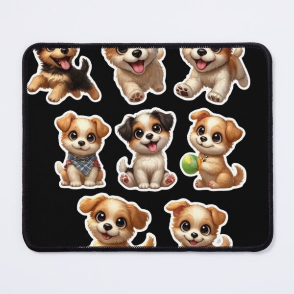 Item preview, Cute puppies with toys designed and sold by DamioPolArt.