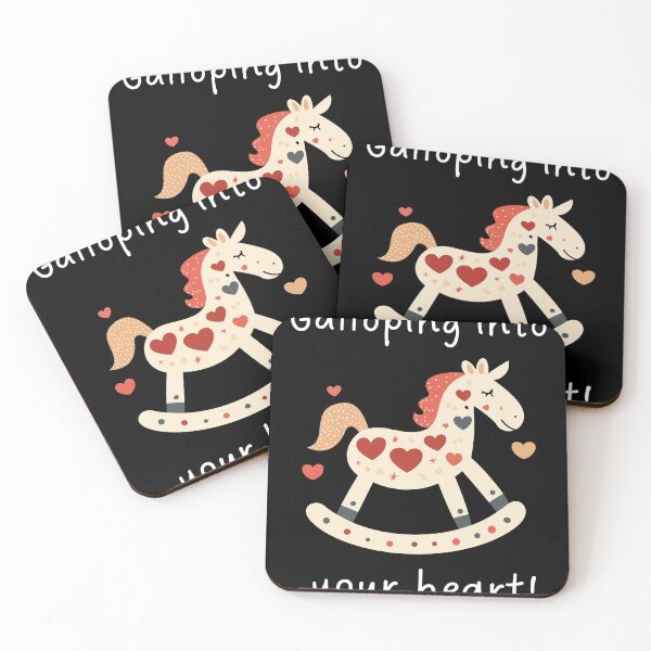 Item preview, Galloping Into Your Heart Adorable Rocking Horse designed and sold by VisualArtsOasis.