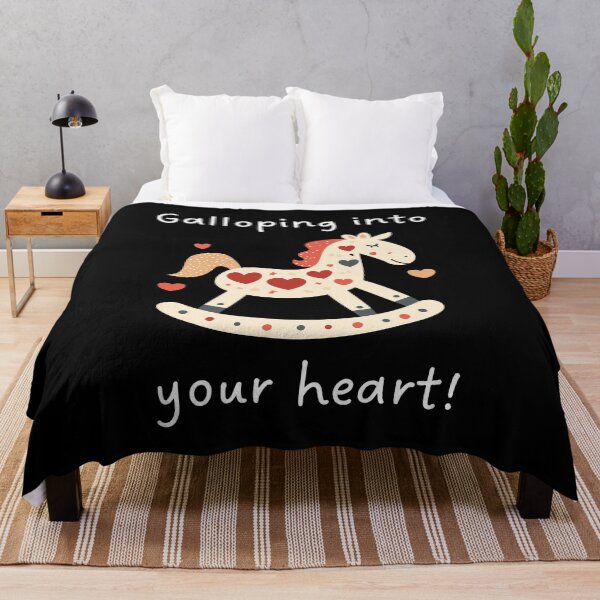 Item preview, Galloping Into Your Heart Adorable Rocking Horse designed and sold by VisualArtsOasis.