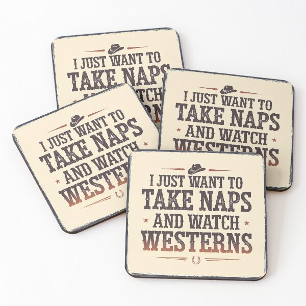 Item preview, I Just Want To Take Naps And Watch Westerns designed and sold by AniArtPL.