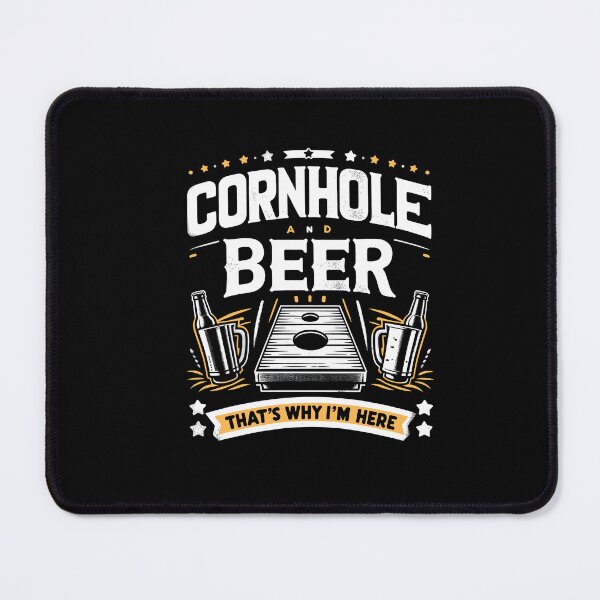 Item preview, Cornhole And Beer That's Why I'm Here Funny Saying designed and sold by Dressed For Duty.