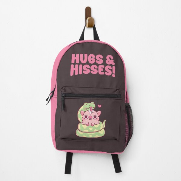 Item preview, Cute Snake Curl Around Pig Hugs & Hisses Funny designed and sold by rustydoodle.