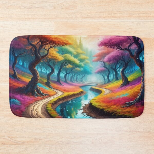 Item preview, Colorful forest - Fantasy illustration designed and sold by Giuseppe Cammino.