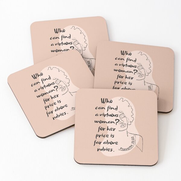 Item preview, Proverbs 31:10 - Who Can Find A Virtuous Woman? designed and sold by Nancyanna.