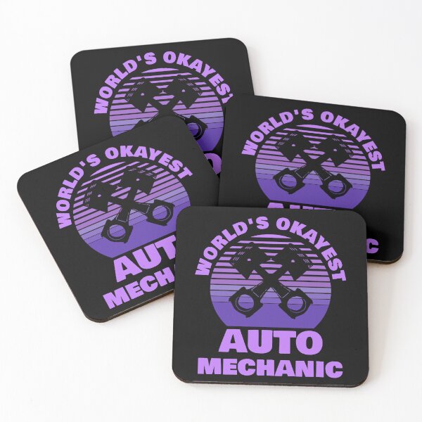 Item preview, World's Okayest Auto Mechanic designed and sold by 87-Aesthetics.