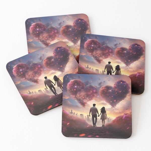 Item preview, Romantic Sunset Walk for Valentines Day designed and sold by Amr Siam.