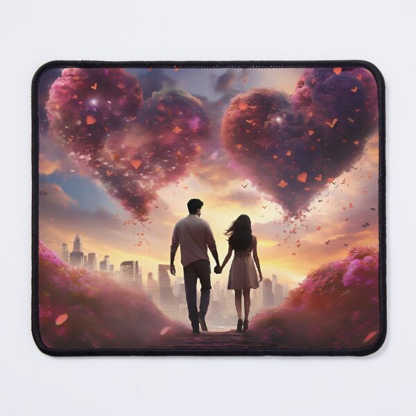 Item preview, Romantic Sunset Walk for Valentines Day designed and sold by Amr Siam.