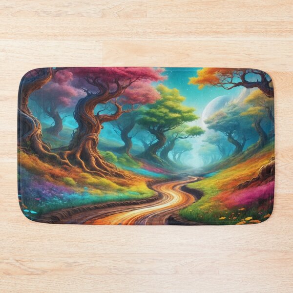 Item preview, Colorful forest - Fantasy illustration designed and sold by Giuseppe Cammino.
