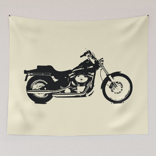 Item preview, Black CHOPPER moto print  designed and sold by liudiam.