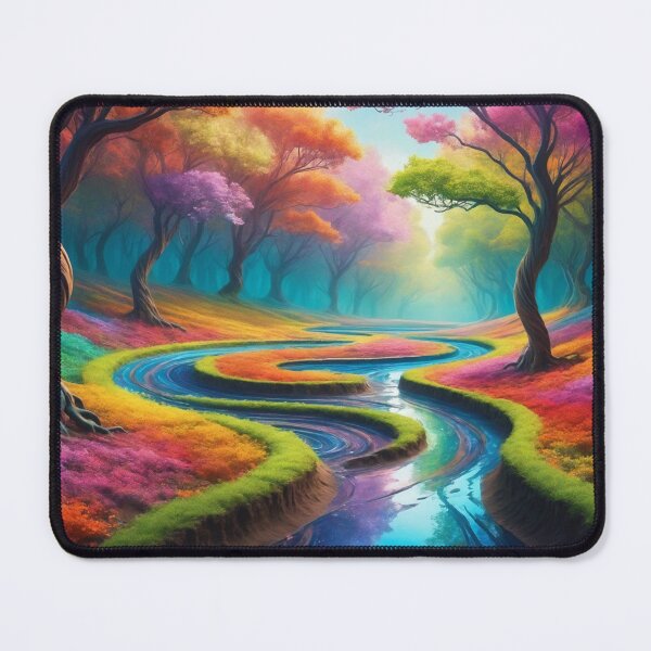 Item preview, Colorful forest - Fantasy illustration designed and sold by Giuseppe Cammino.