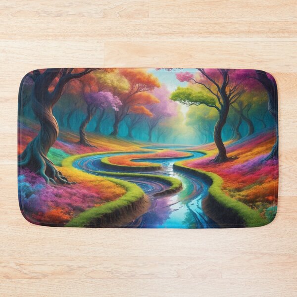 Item preview, Colorful forest - Fantasy illustration designed and sold by Giuseppe Cammino.