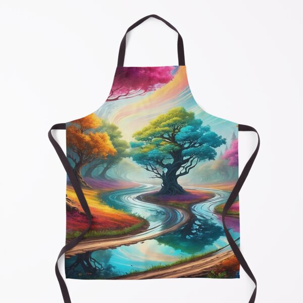 Item preview, Colorful forest - Fantasy illustration designed and sold by Giuseppe Cammino.