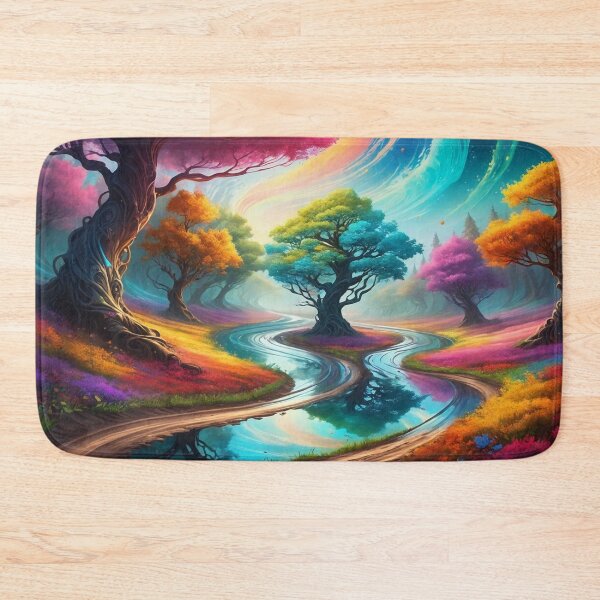 Item preview, Colorful forest - Fantasy illustration designed and sold by Giuseppe Cammino.