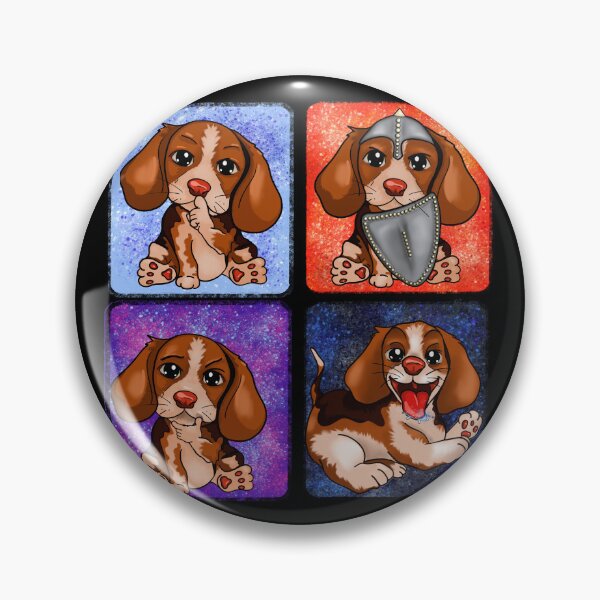 Item preview, 4 Toltec beagles designed and sold by Themys24.
