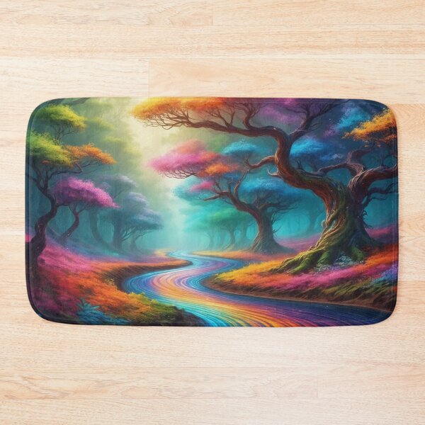 Item preview, Colorful forest - Fantasy illustration designed and sold by Giuseppe Cammino.