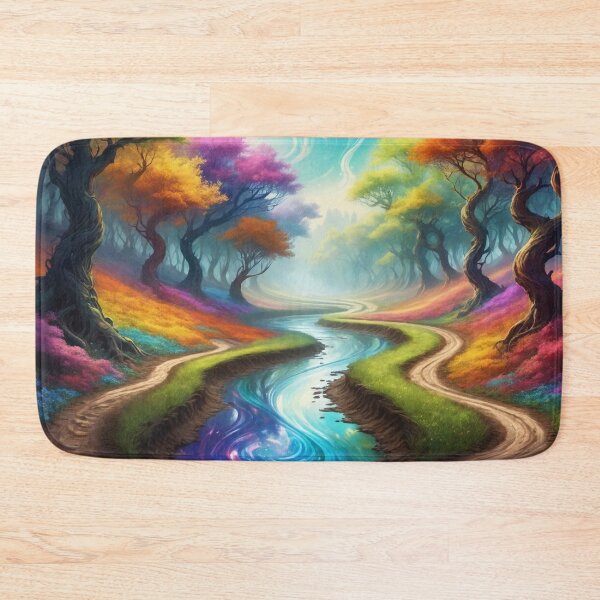 Item preview, Colorful forest - Fantasy illustration designed and sold by Giuseppe Cammino.