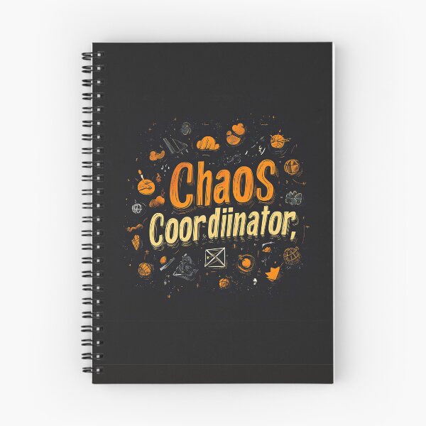 Item preview, A minimalist humorous typography design with the phrase "Chaos Coordinator," designed and sold by TJprint.