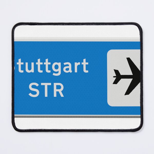 Item preview, Road traffic sign for Stuttgart STR airport designed and sold by funkyworm.