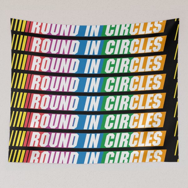 Item preview, oval: Round in circles designed and sold by robnoble.