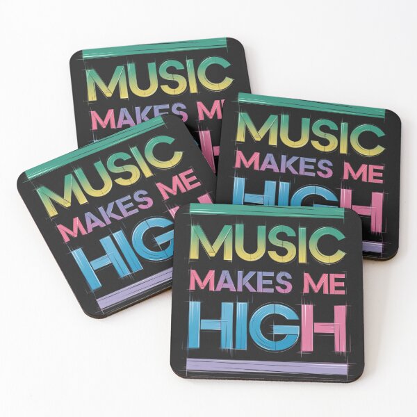 Item preview, Music makes me high designed and sold by BugiDesignArt.