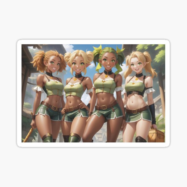 Item preview, Enchanted Elf Quartet designed and sold by ZipperDragon88.