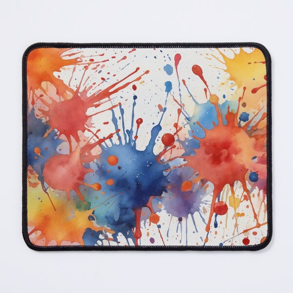 Item preview, Colorful watercolor splashes background designed and sold by Giuseppe Cammino.
