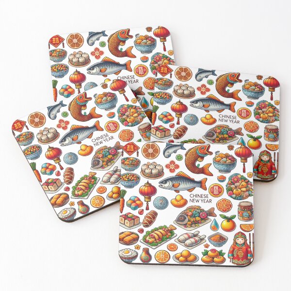 Item preview, Chinese New Year Feast Stickers designed and sold by 298Billionarts.
