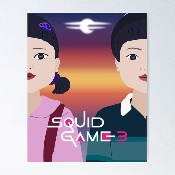 Item preview, Young Hee & Chul Su Squid Game 3 Netflix  designed and sold by KamiTrendz.