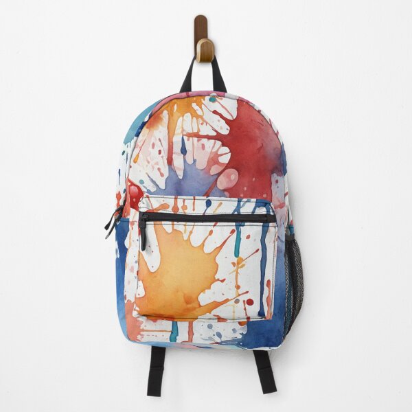 Item preview, Colorful watercolor splashes background designed and sold by Giuseppe Cammino.