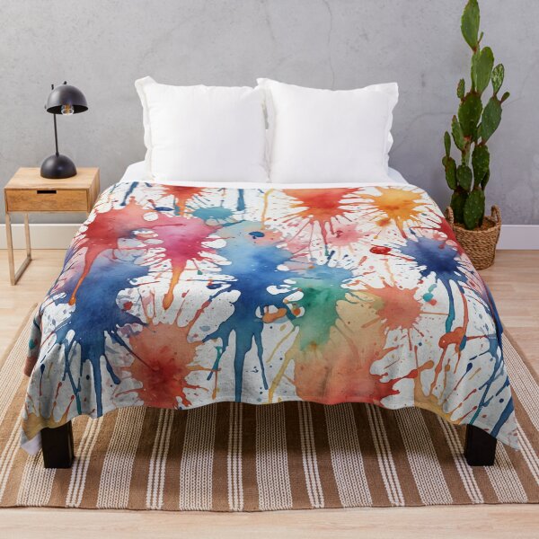 Item preview, Colorful watercolor splashes background designed and sold by Giuseppe Cammino.