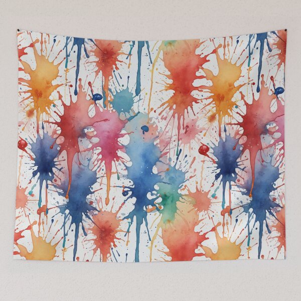 Item preview, Colorful watercolor splashes background designed and sold by Giuseppe Cammino.