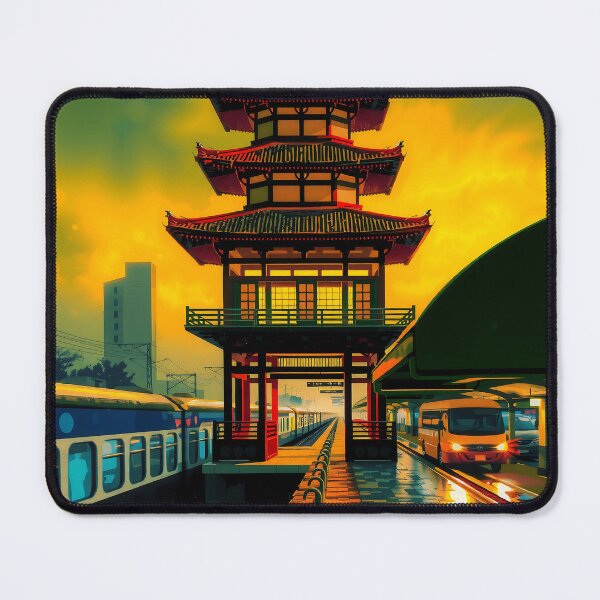 Item preview, Golden Pagoda City Lights designed and sold by PanoramaPrints.