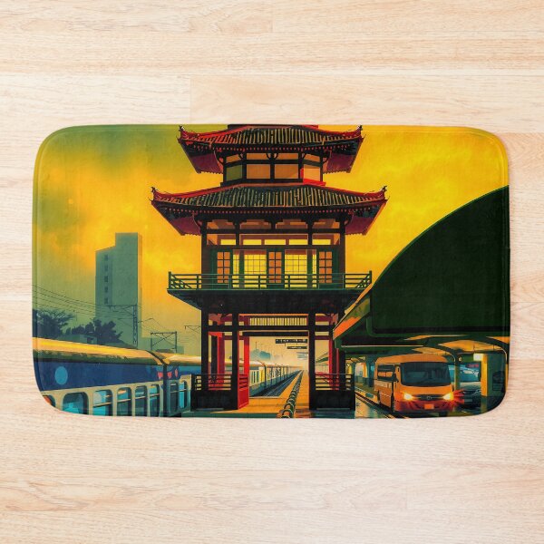 Item preview, Golden Pagoda City Lights designed and sold by PanoramaPrints.