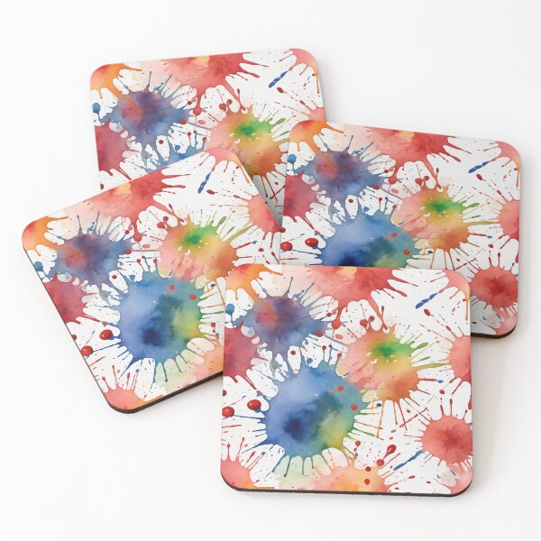 Item preview, Colorful watercolor splashes background designed and sold by Giuseppe Cammino.