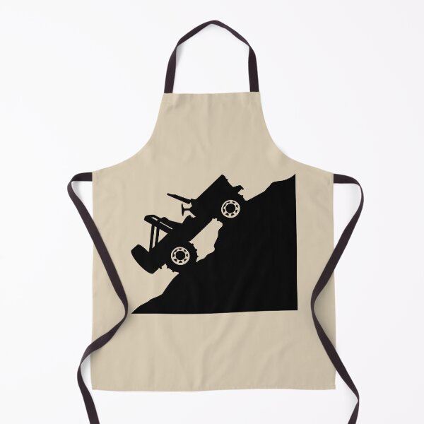 Item preview, 4x4 Hill Climb Silhouette - Black Right designed and sold by BlueSkyTheory.