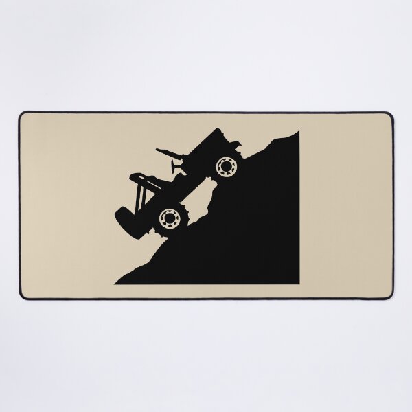 Item preview, 4x4 Hill Climb Silhouette - Black Right designed and sold by BlueSkyTheory.