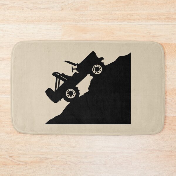 Item preview, 4x4 Hill Climb Silhouette - Black Right designed and sold by BlueSkyTheory.