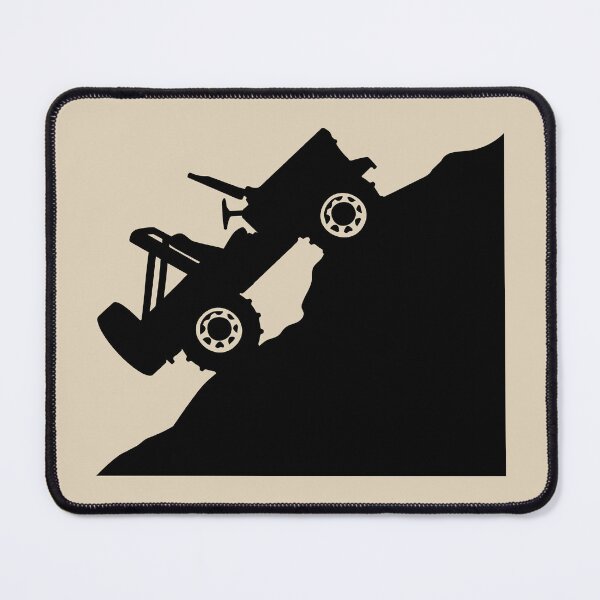 Item preview, 4x4 Hill Climb Silhouette - Black Right designed and sold by BlueSkyTheory.