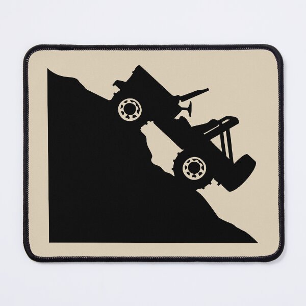 Item preview, 4x4 Hill Climb Silhouette - Black Left designed and sold by BlueSkyTheory.