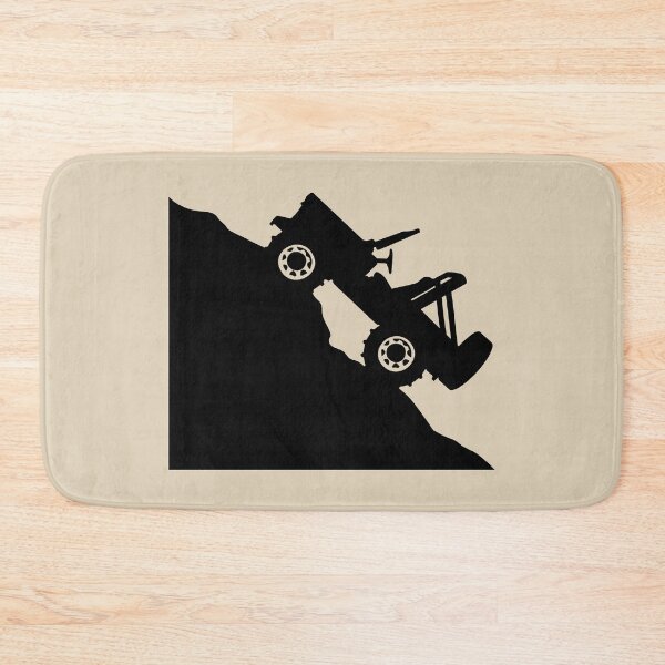 Item preview, 4x4 Hill Climb Silhouette - Black Left designed and sold by BlueSkyTheory.