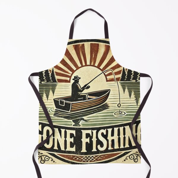 Item preview, Timeless Vintage Fishing Scene Design designed and sold by RainbowSlide.