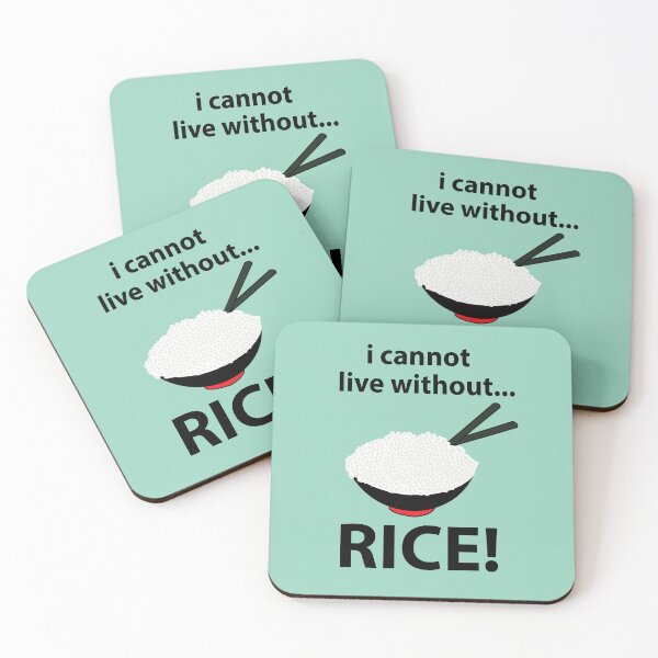 Item preview, Rice Bowl I Cannot Live Without Rice designed and sold by Nisha Prabhu.