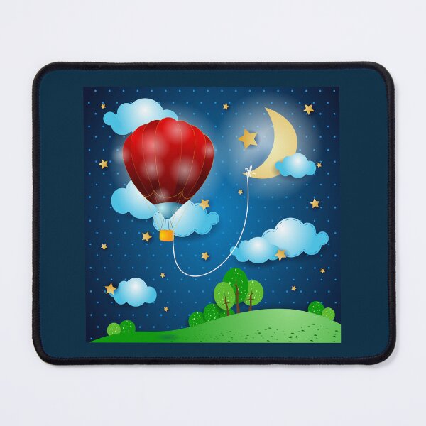 Item preview, Night of Dreams, baloon and moon designed and sold by LuisaVenturoli.
