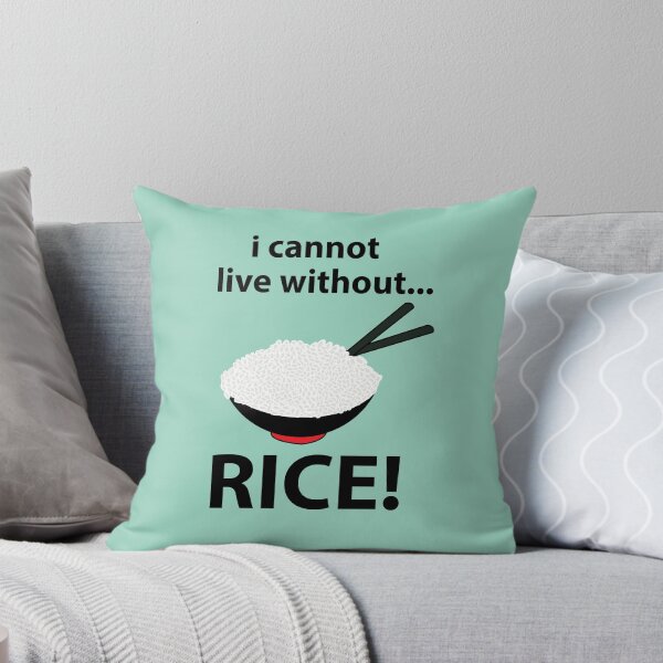 Item preview, Rice Bowl I Cannot Live Without Rice designed and sold by Nisha Prabhu.